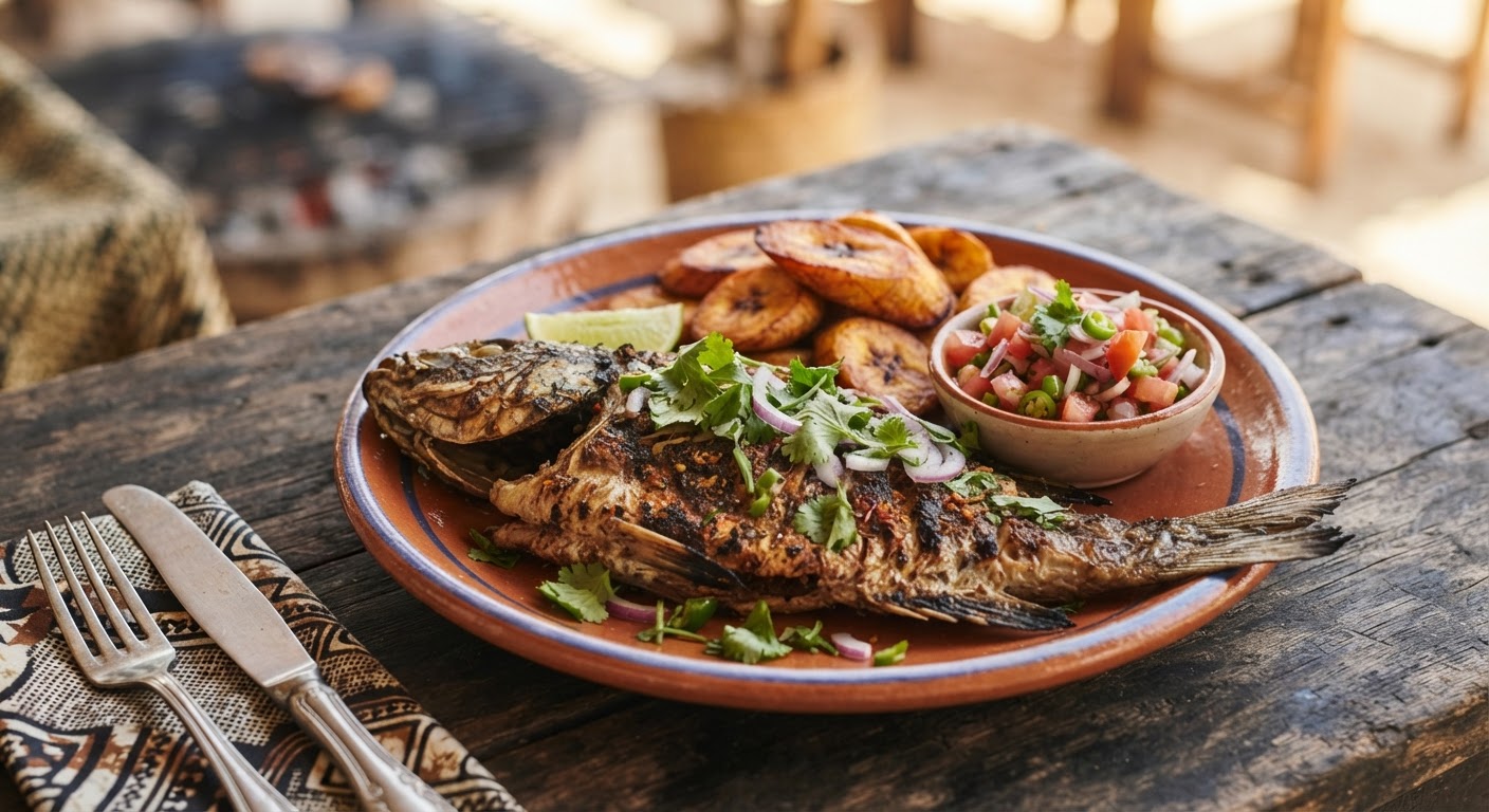 Charcoal Grilled Fish