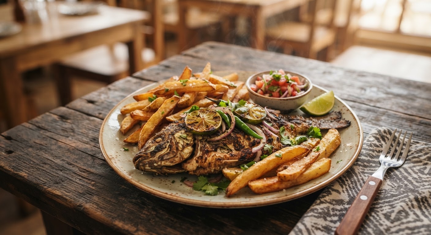 Chips And Fish Choma