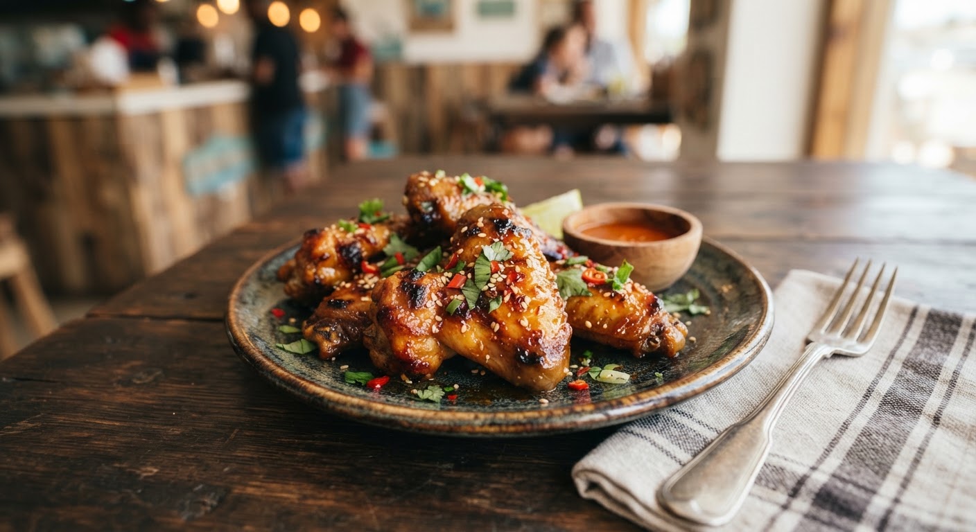Honey Glazed Chicken Wings