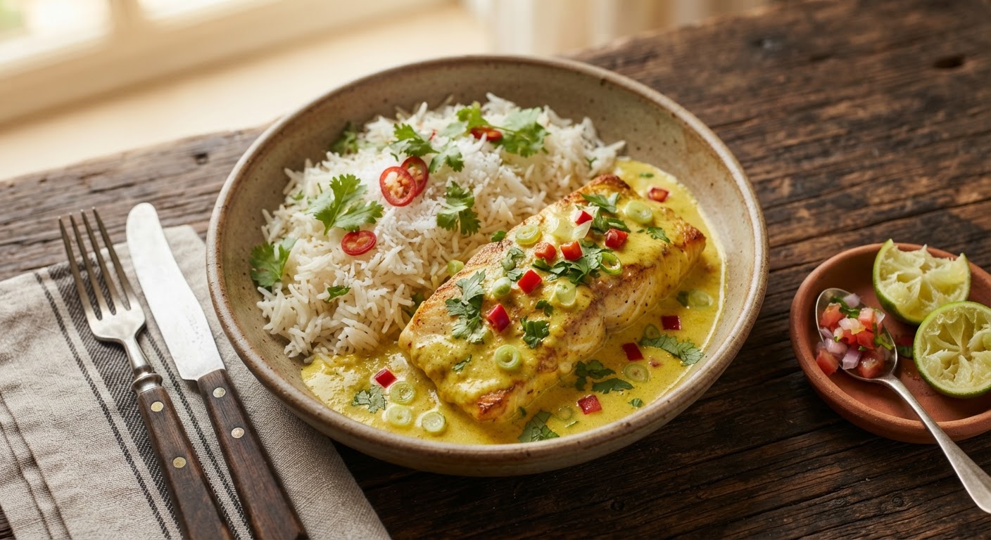 King Fish In Coconut Sauce