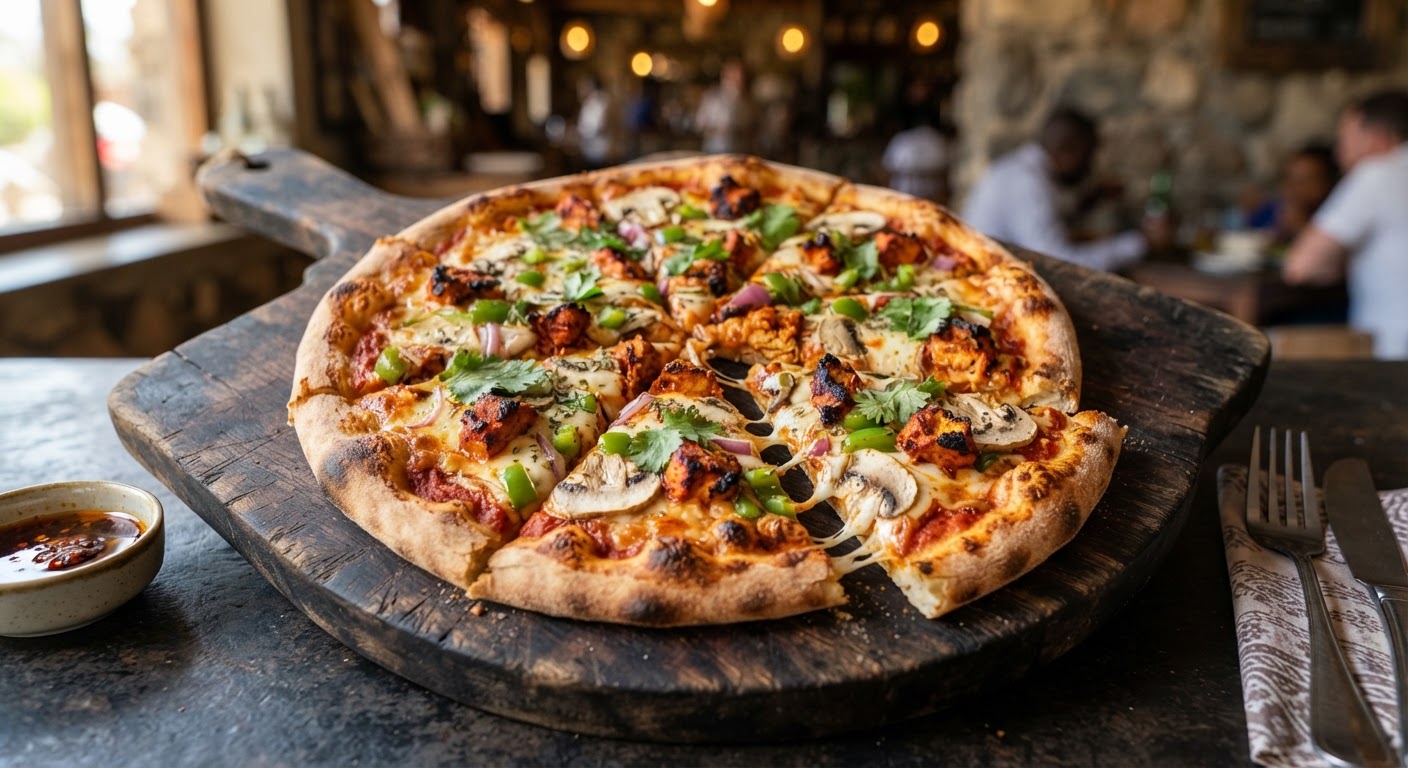 Medium Chicken Mushroom Pizza