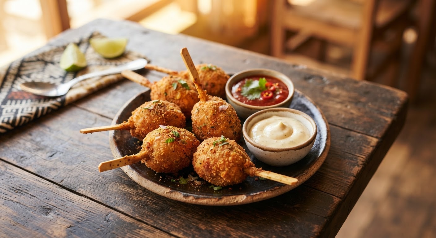 Mince Chicken Lollipop